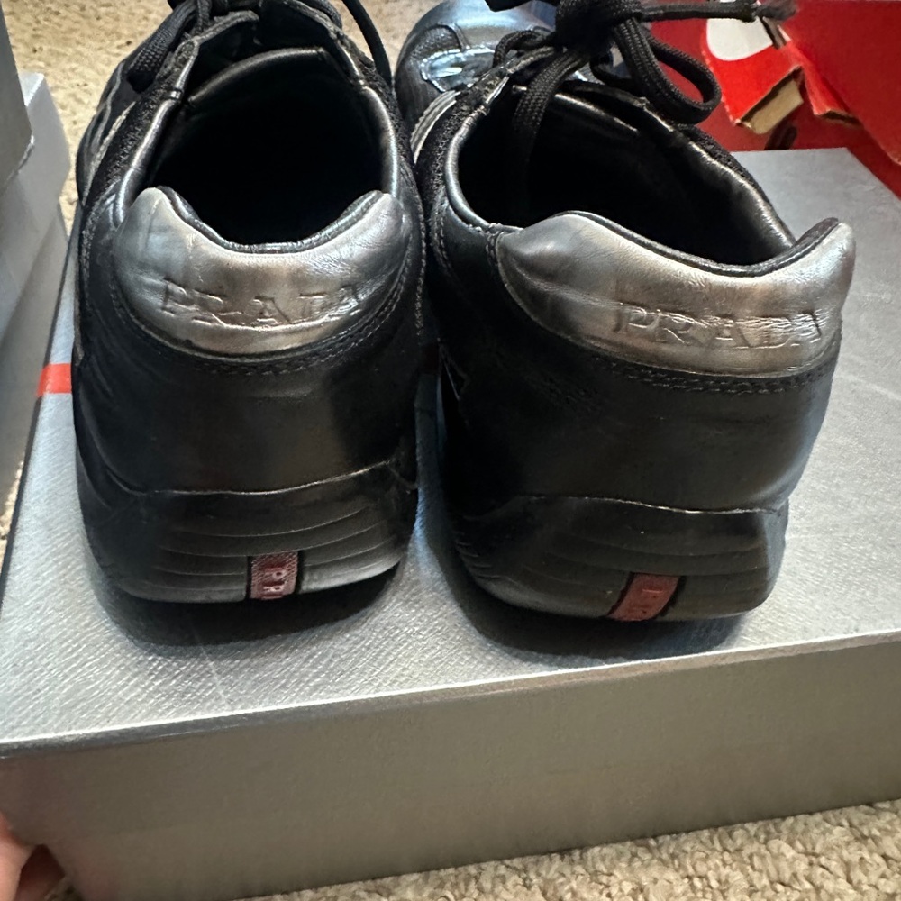 Prada Men’s Black Sneakers - Picture 3 of 4
